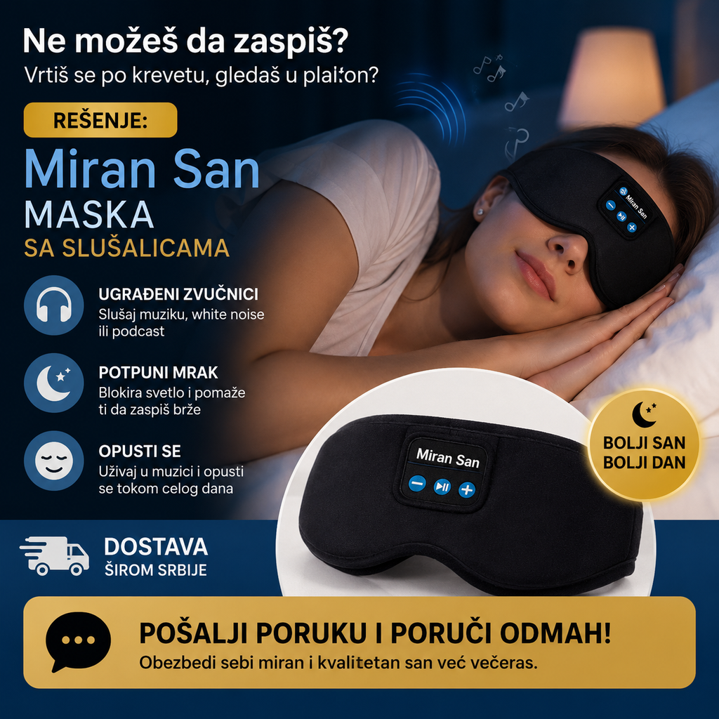 Miran San - Pametna Bluetooth Maska